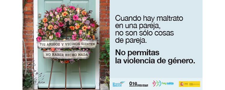 Cartel No permitas la violencia de género